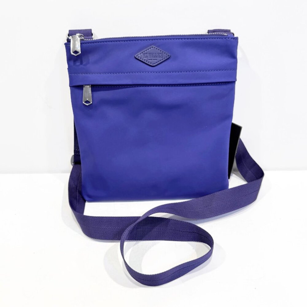 MZ Wallace Soho Crossbody Bag, Rich Blue "Dazzle" Color, Plus White Storage Bag